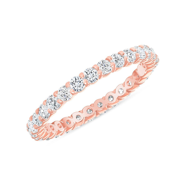 Timeless Elegance: 1 Carat Eternity Diamond Band in Solid 14k Gold from Rafi's Jewelry