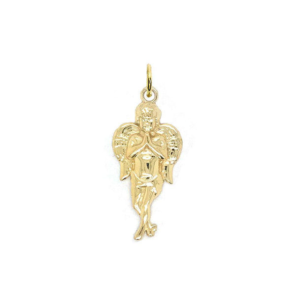 Guardian Angel Gold Pendant Necklace from Rafi's Jewelry