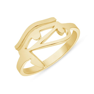 Eye of Horus Gold Ring from Rafi's Jewelry