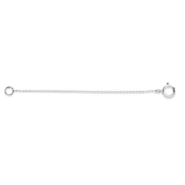 Sterling Silver Necklace Chain Extender with Adjustable Length from Rafi's Jewelry