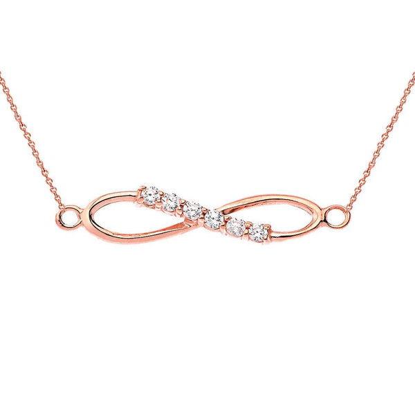 Elegant Infinite Charm Necklace in Pure Gold from Rafi's Jewelry