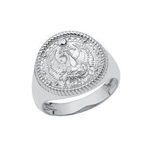 Scorpio Zodiac Unisex Sterling Silver Statement Ring from Rafi's Jewelry