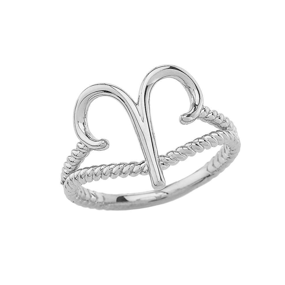 Zodiac Rope Ring - Luxurious Zodiac Jewelry from Rafi's Jewelry