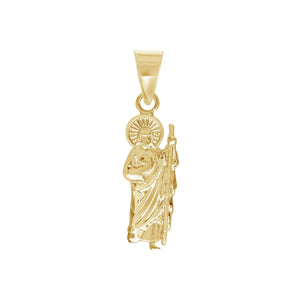 Saint Judas Gold Pendant Necklace from Rafi's Jewelry